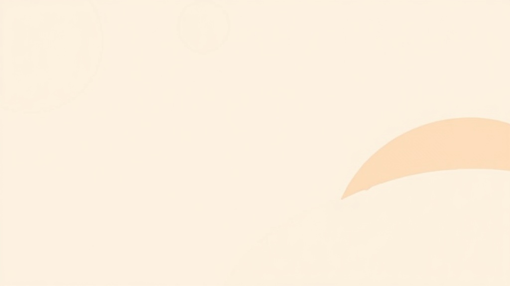 gentle abstract composition with soft beige and pastel shapes evoking calm balance, no people